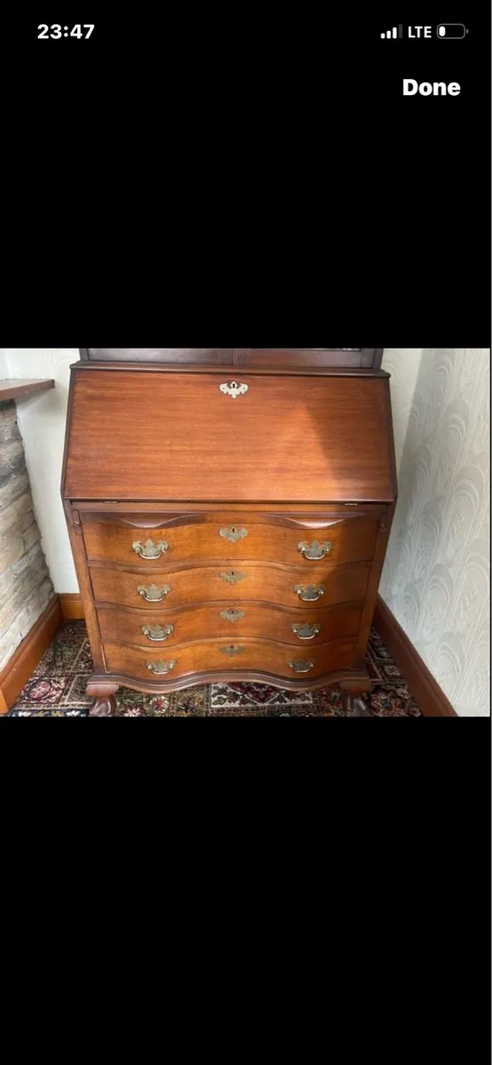 Antique writing bureau - Image 4