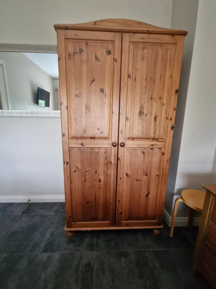 Solid Pine wardrobe - Image 1