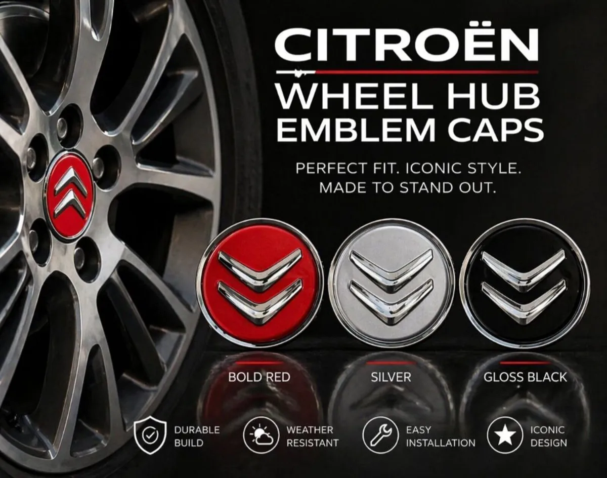 Citroen Centre Caps - FREE POST - Image 1