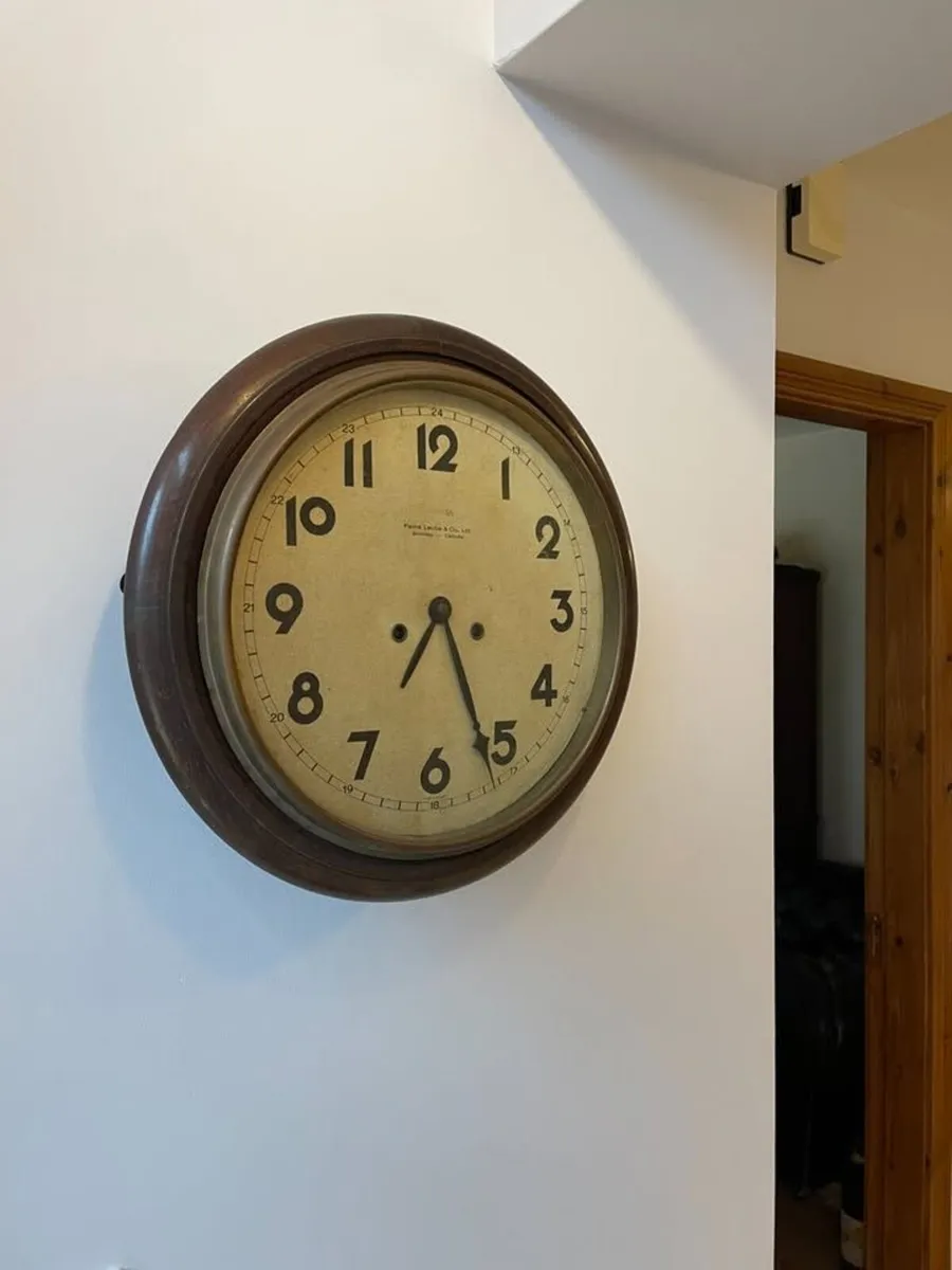 Vintage Favre Leuba & Co., Ltd. School Clock - Image 1