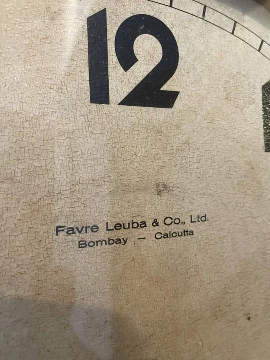 Vintage Favre Leuba & Co., Ltd. School Clock - Image 2