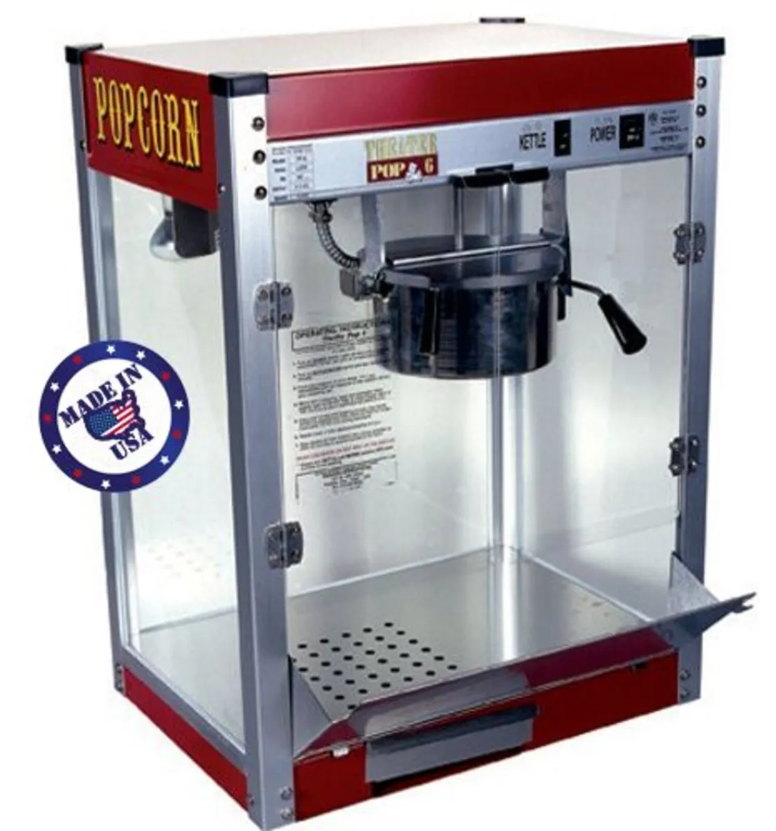 6oz Popcorn Machine x3