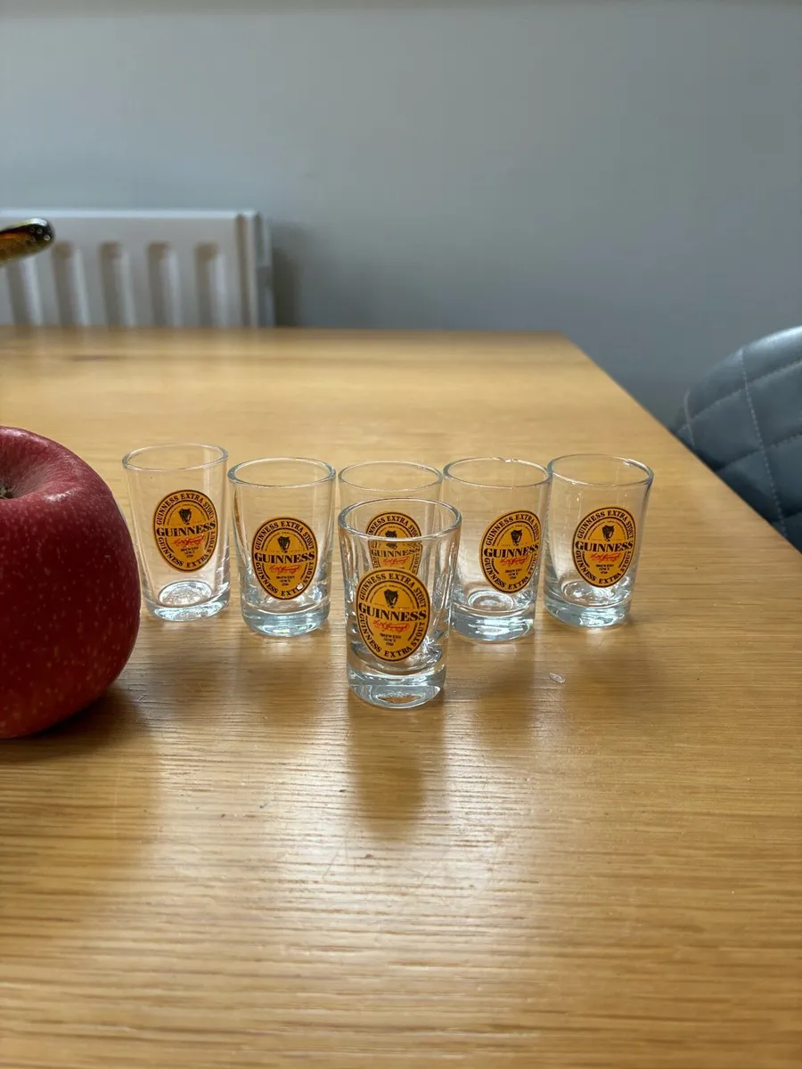 Novelty Guinness Glasses. - Image 3