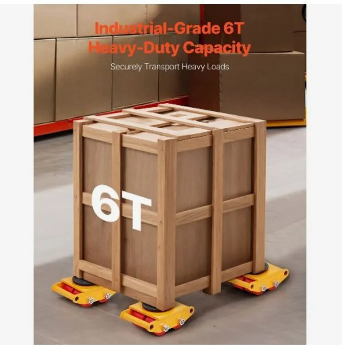 Machinery Skate Dolly, 13,200 LBS/6T Industrial - Image 2