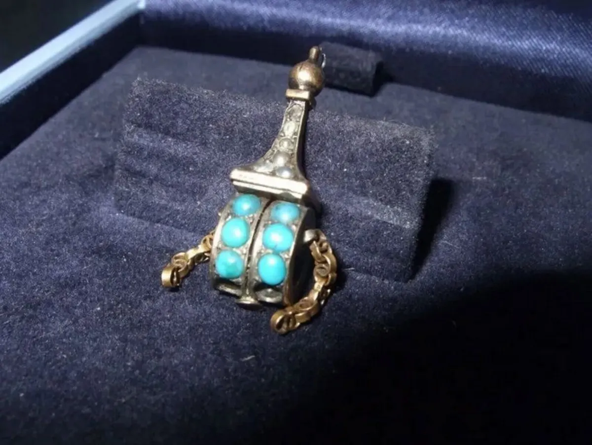 Vintage Hallmarked 9ct Gold 'Tibetan Prayer Wheel' - Image 4