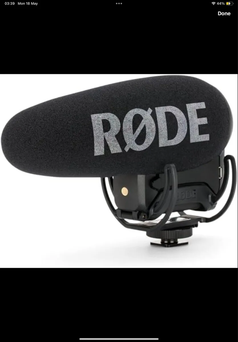 Pro Shotgun Direct Condenser Microphone Rode Video