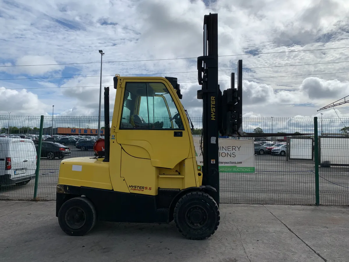 BID ONLINE NOW - 2012 HYSTER 5.5T GAS FORKLIFT - Image 3