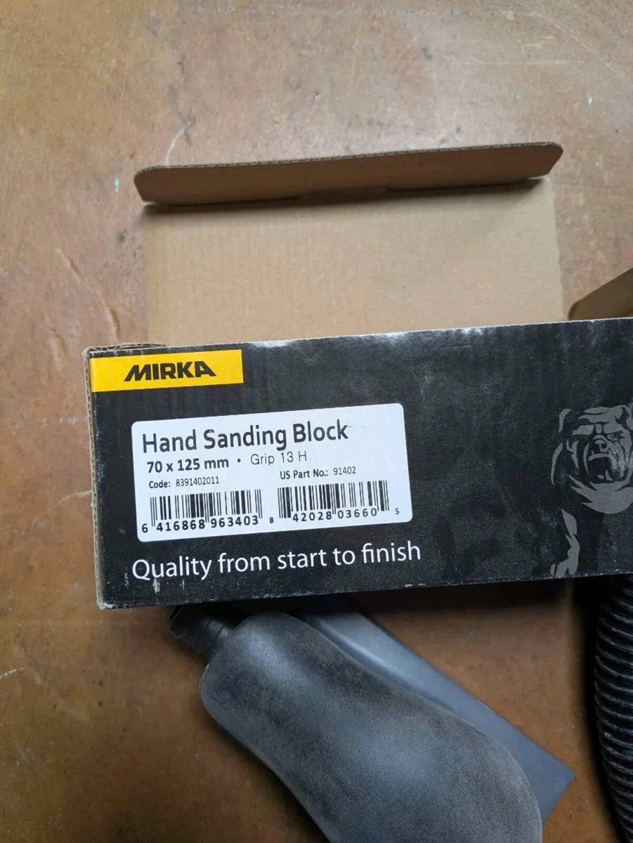 Mirka hand sanding block with hose - Image 3