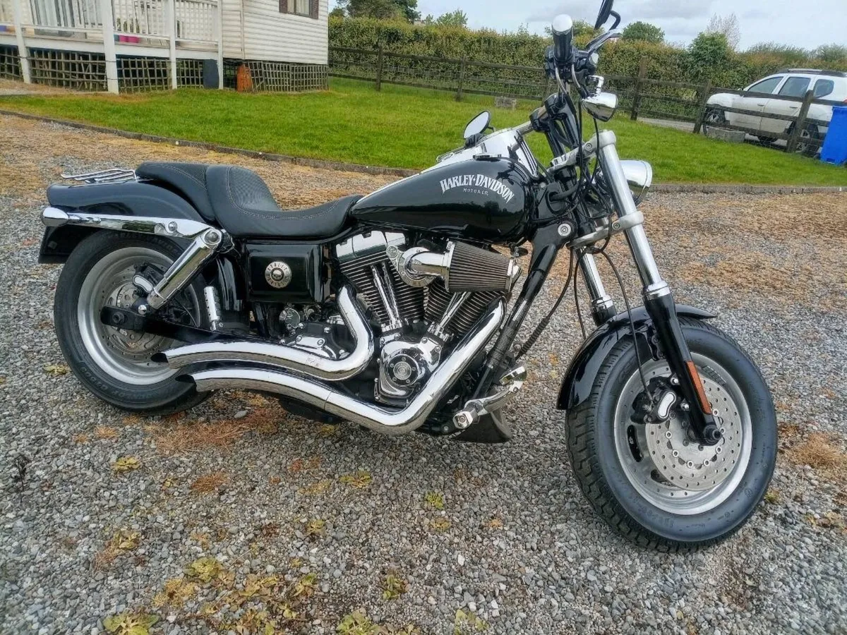 08 Harley Davidson fatbob.trade in taken - Image 2