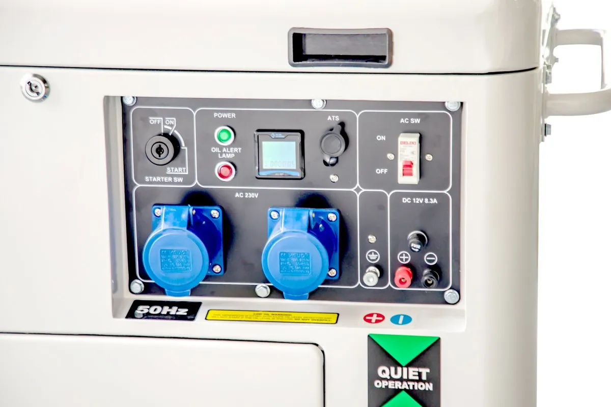8KVA Electric Start Portable Power Generator - Image 4