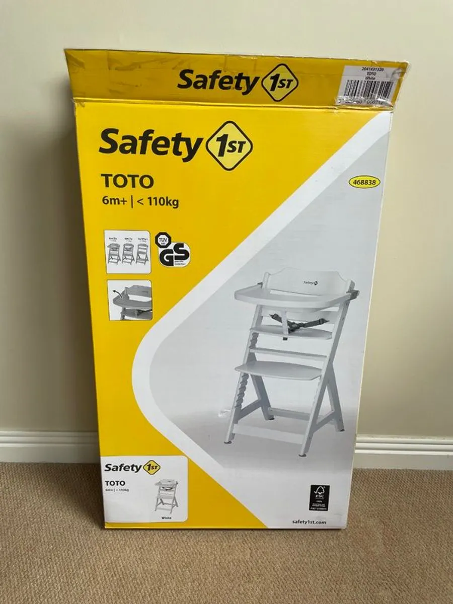 Bebe comfort timba wooden highchair with cushion - Image 4