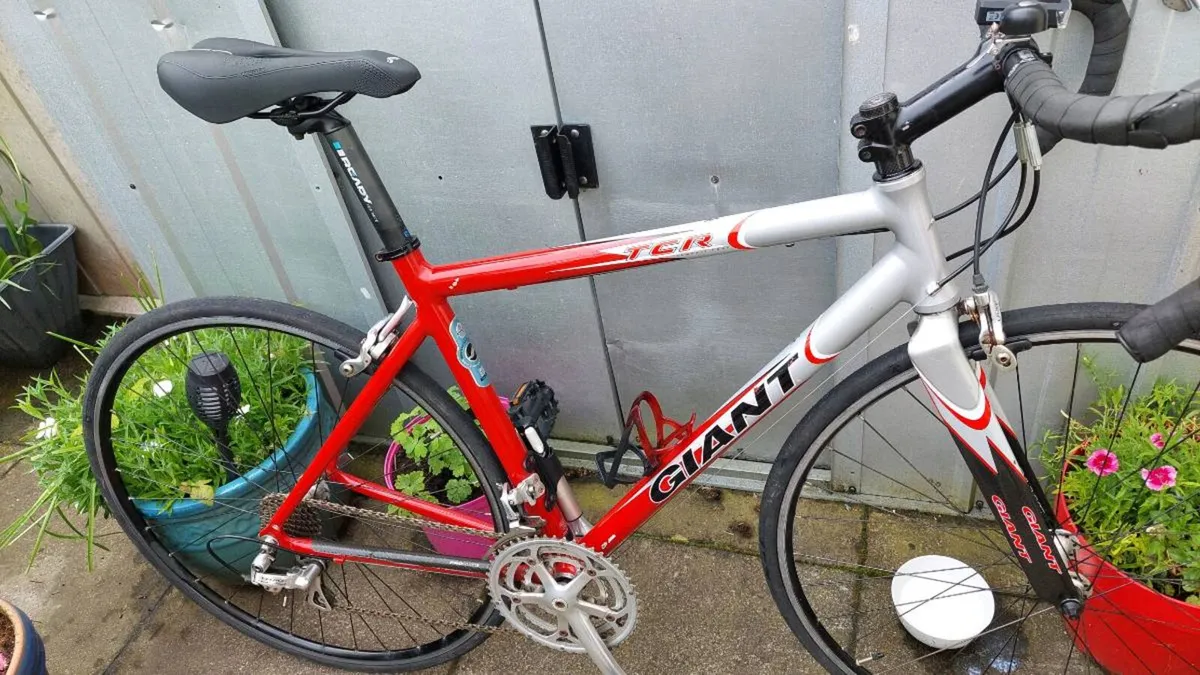 Giant TCR Compact Road Bike + indoor Trainer - Image 1