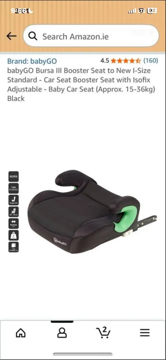 Carseat booster - Image 1