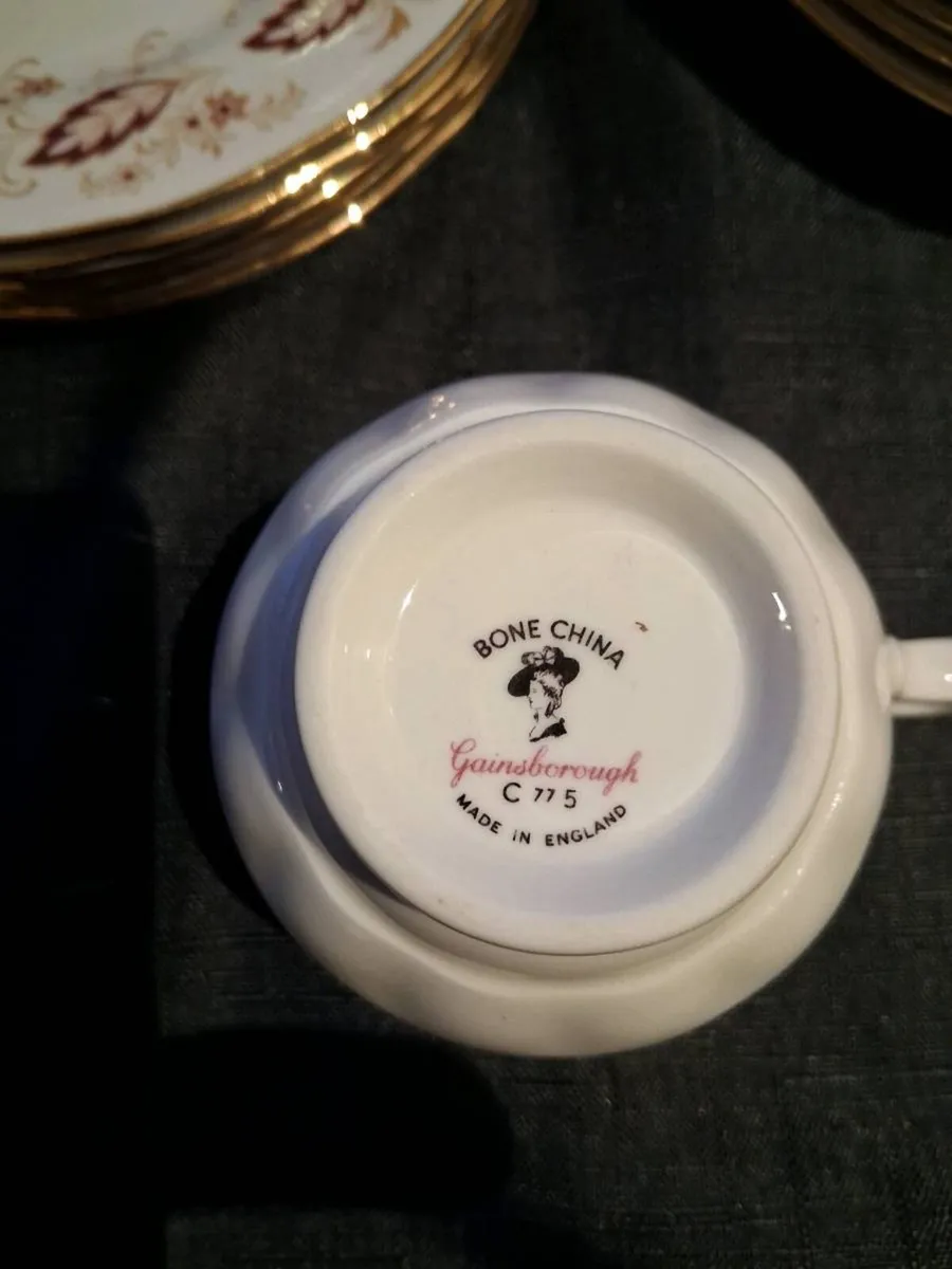 Fine Bone China Part Teaset - Image 2