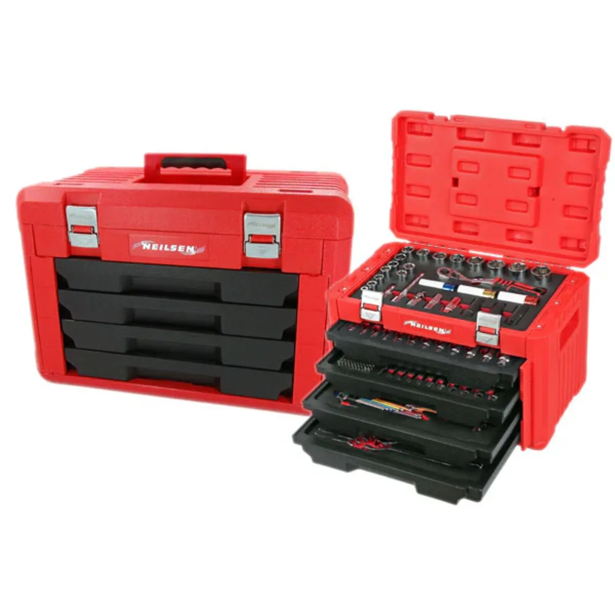 236pc Socket And Wrench Set With 4 Drawer Tool Box - Image 1