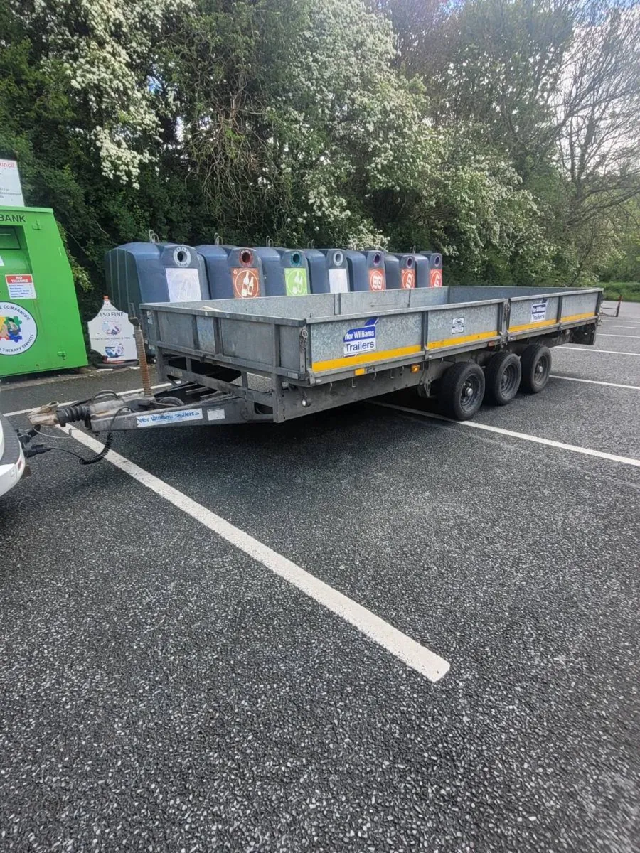 16x7'4 tri-axle trailer ifor Williams. - Image 2