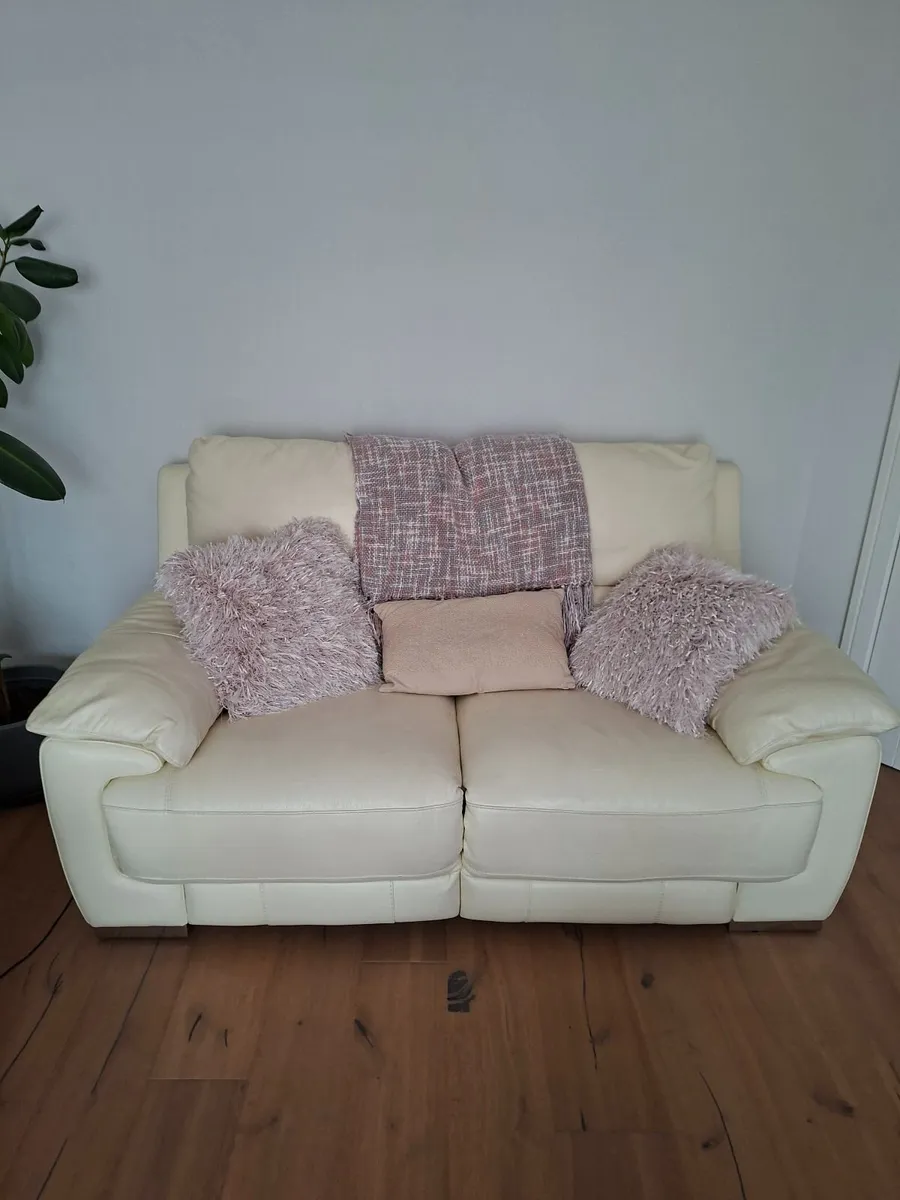 Sofa Leather Recliner with USB Charger - Image 1