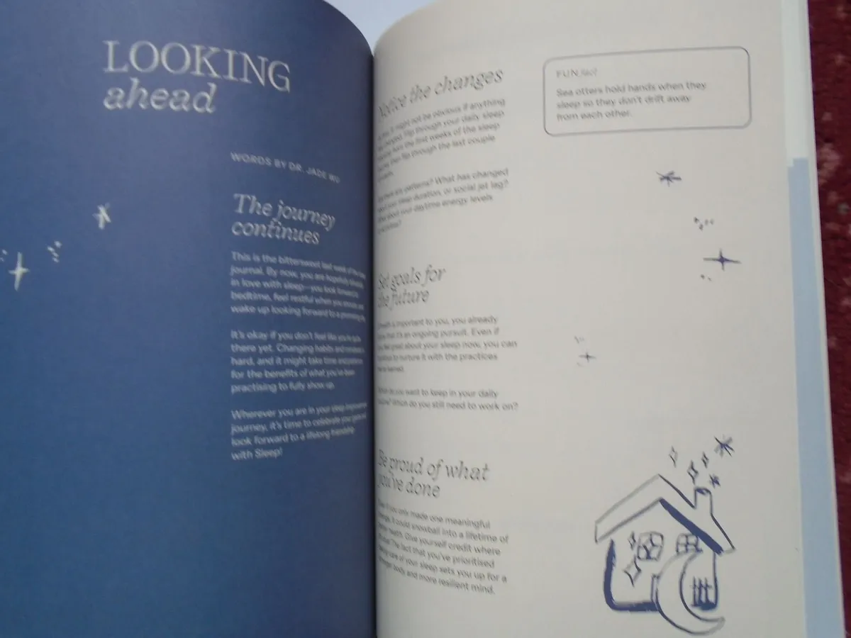 Sleep Journal, Hardback journal, Book,Gift - Image 2