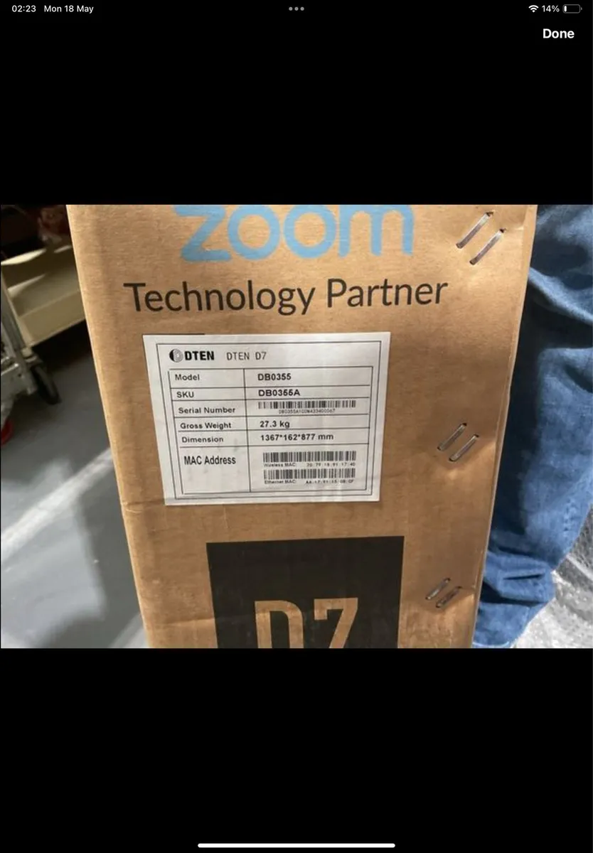 DTEN D7 55 inch interactive screen - Image 2