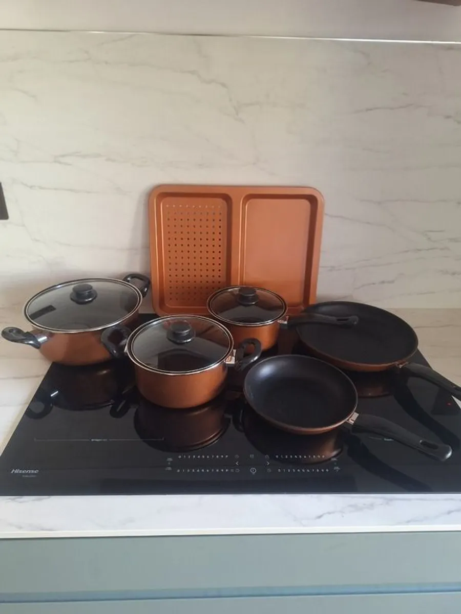Premium Induction Copper Pots and Pans - Image 4