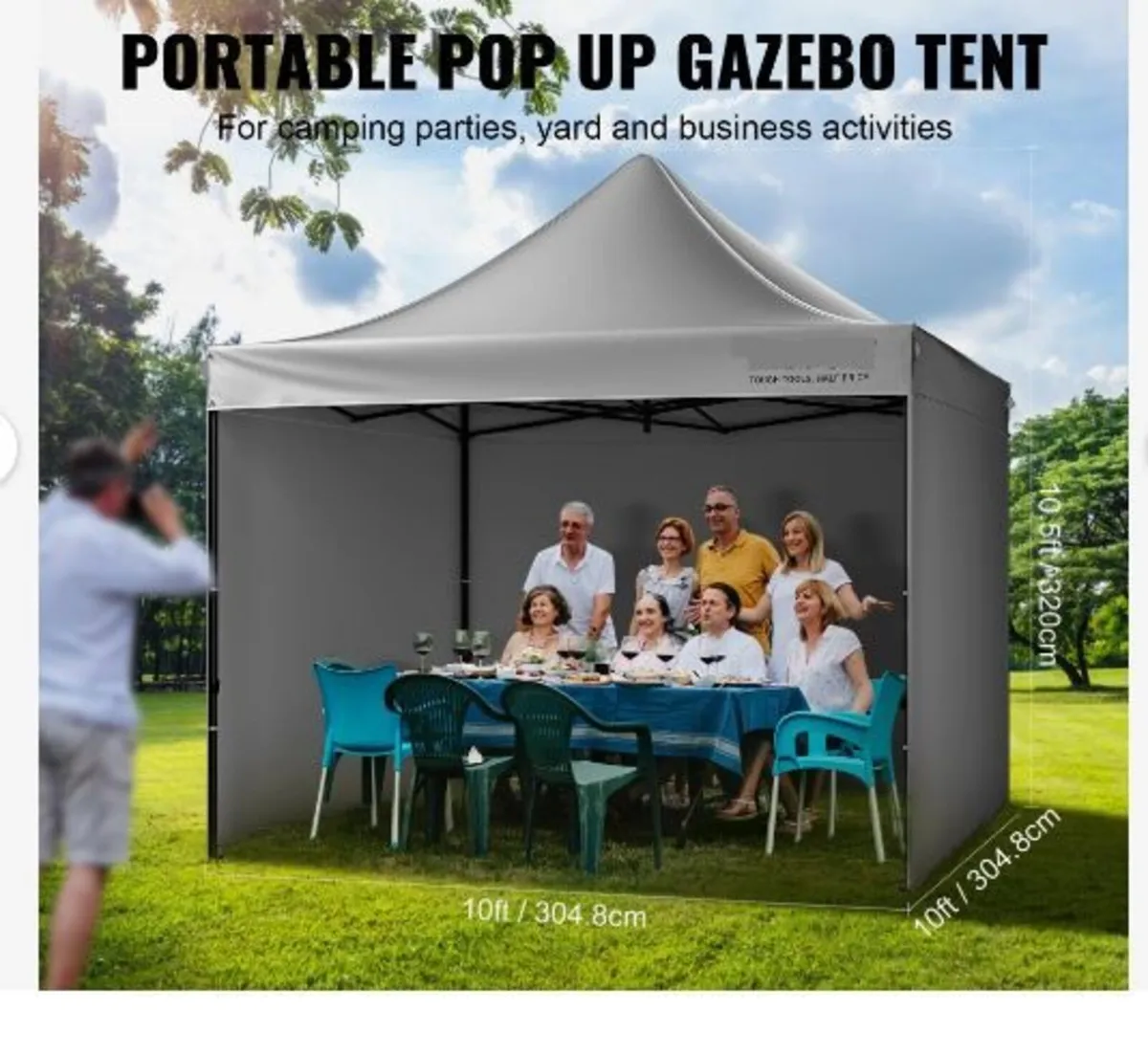 Pop Up Canopy Tent Outdoor Gazebo Tent - Image 2