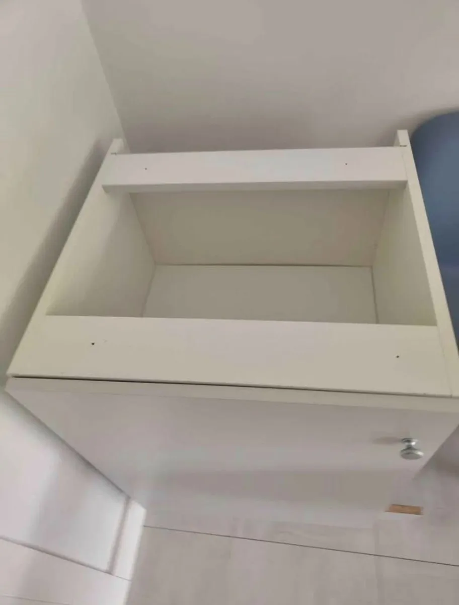 White Kitchen Cabinet Unit – Strong & Clean - Image 1