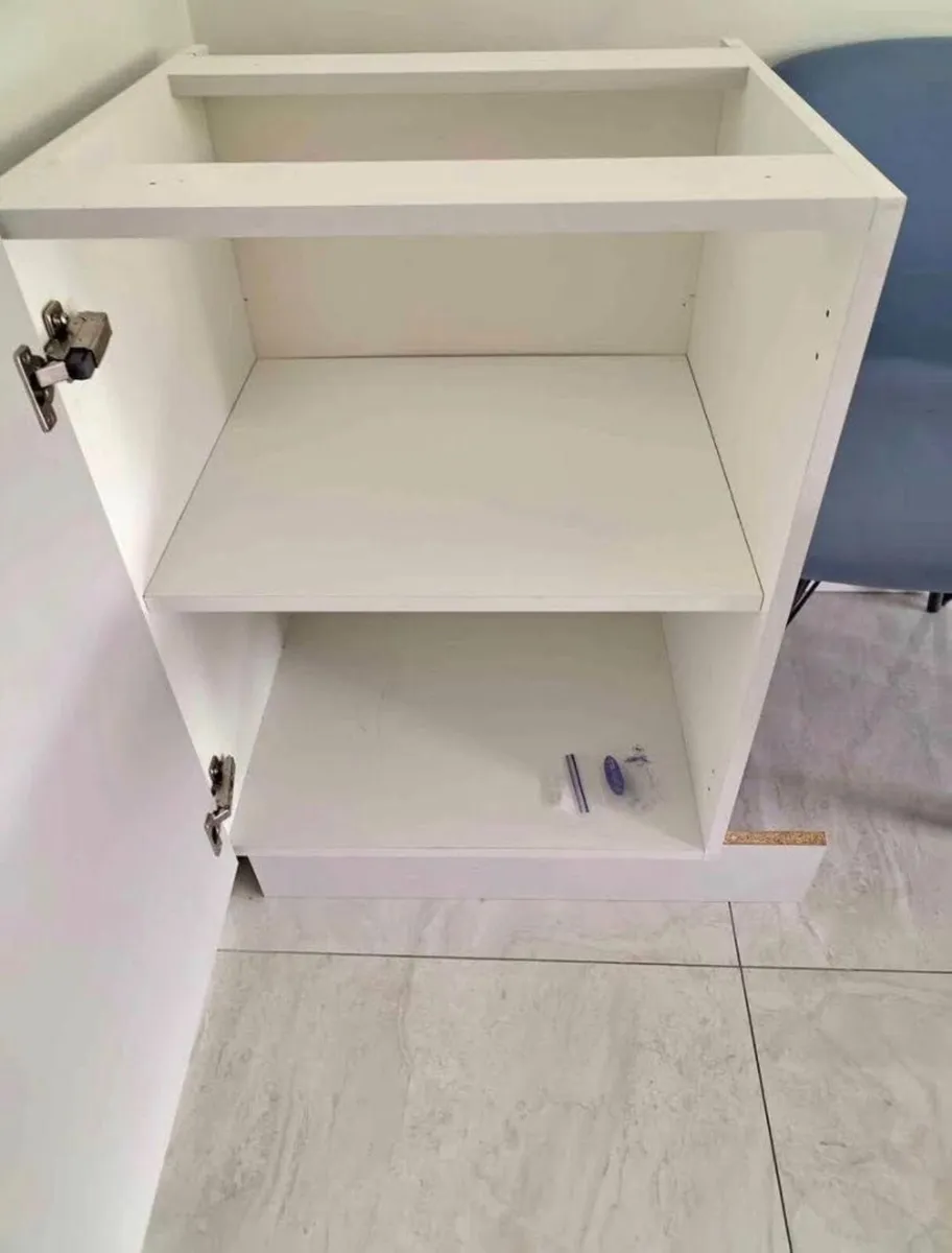 White Kitchen Cabinet Unit – Strong & Clean - Image 3