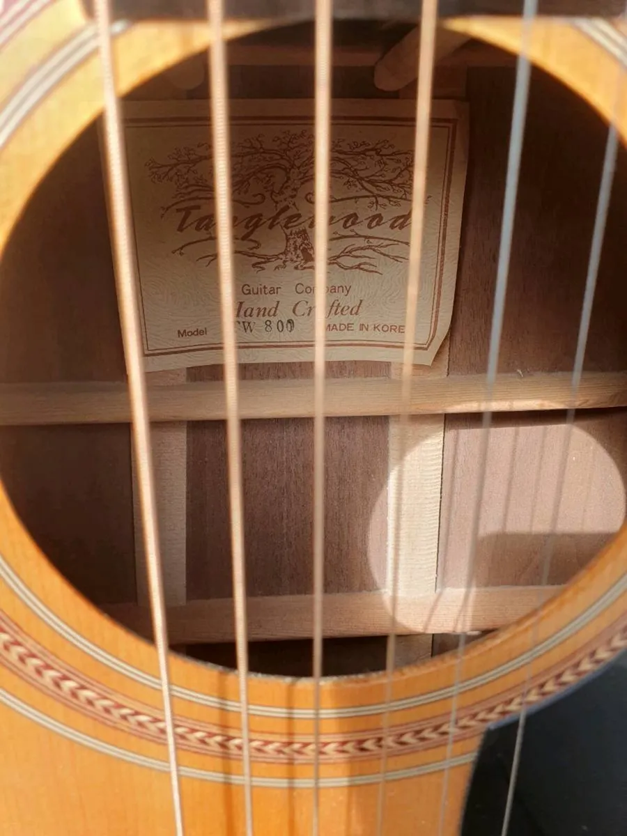 Vintage tanglewood acoustic. - Image 4