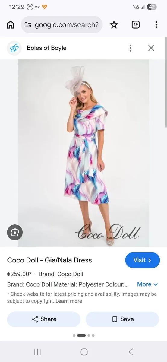 Occasion dress brand new with tags - Image 2