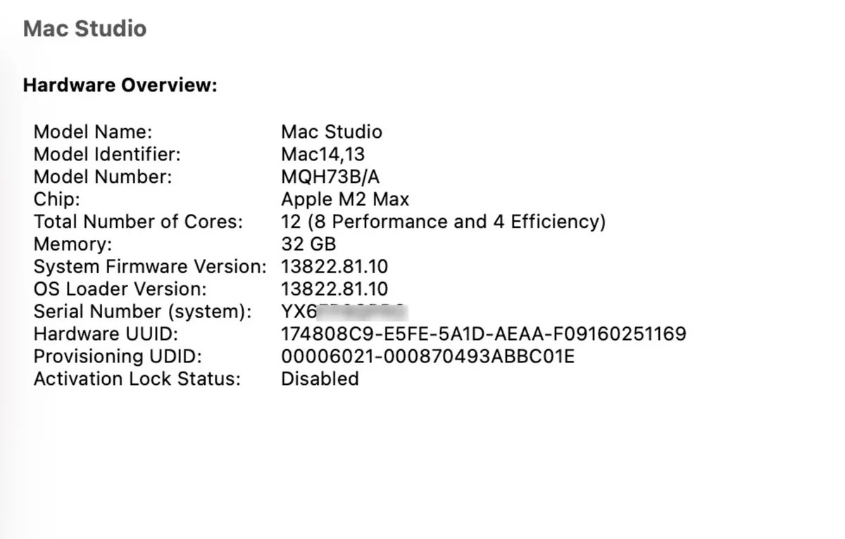 Apple Mac Studio M2 with AppleCare - Image 1