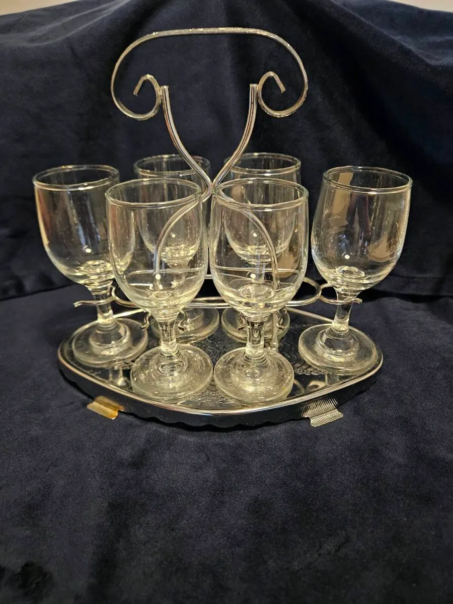 Glass stand display vintage - Image 1