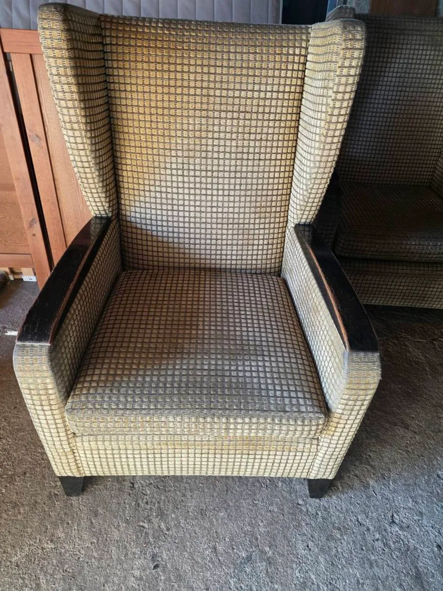 Fabric armchair - Image 2