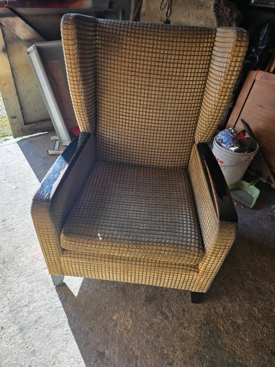 Fabric armchair - Image 1