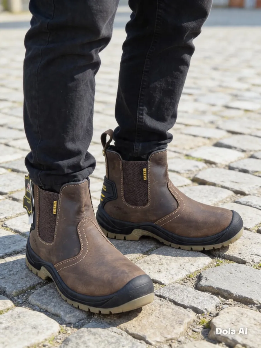 Buffalo slip on safety boots S3 all sizes - Image 1