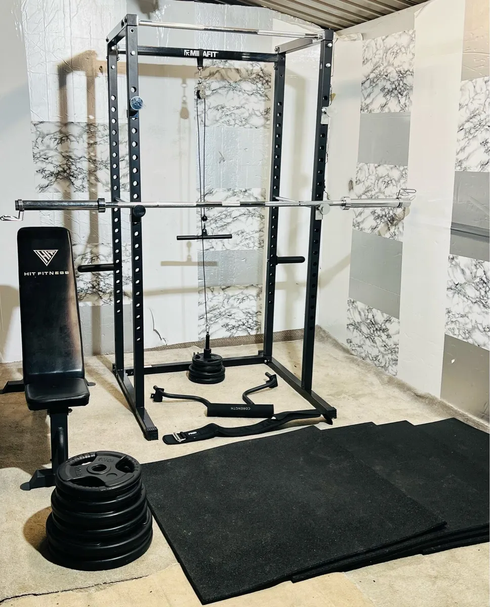 125KG OLYMPIC BARBELL SET POWER RACK BENCH ++ - Image 3