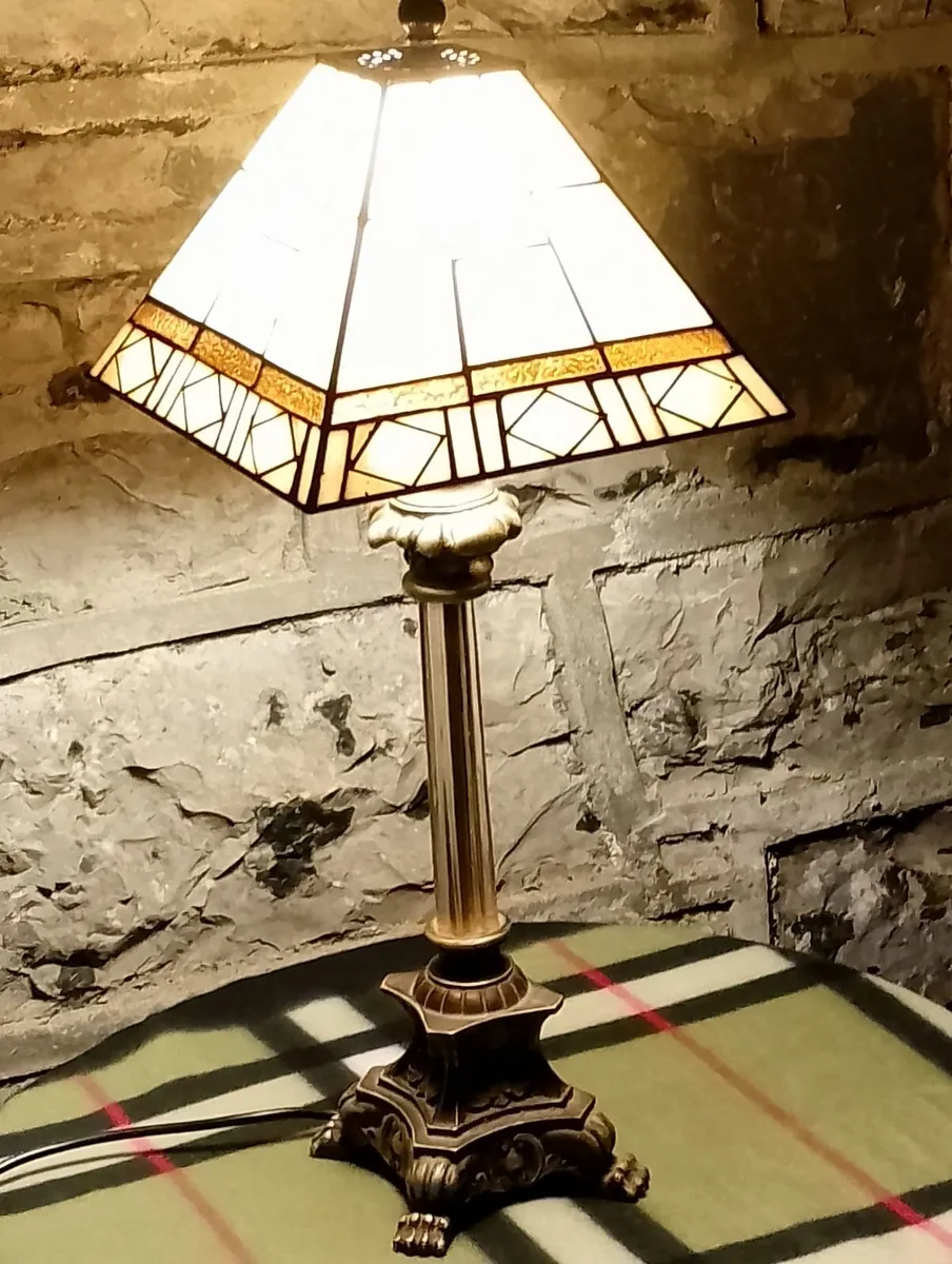 Glass Tiffany style lamp - Image 4