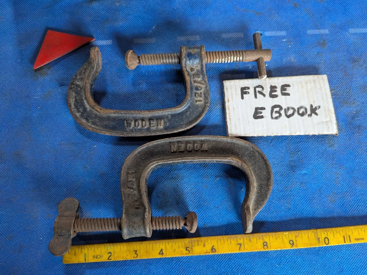 Pair of 3" G Clamps by Woden - Image 3