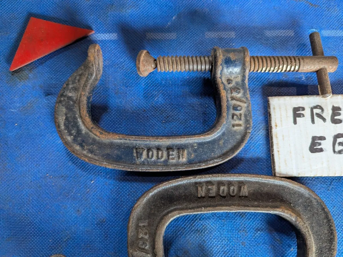 Pair of 3" G Clamps by Woden - Image 2