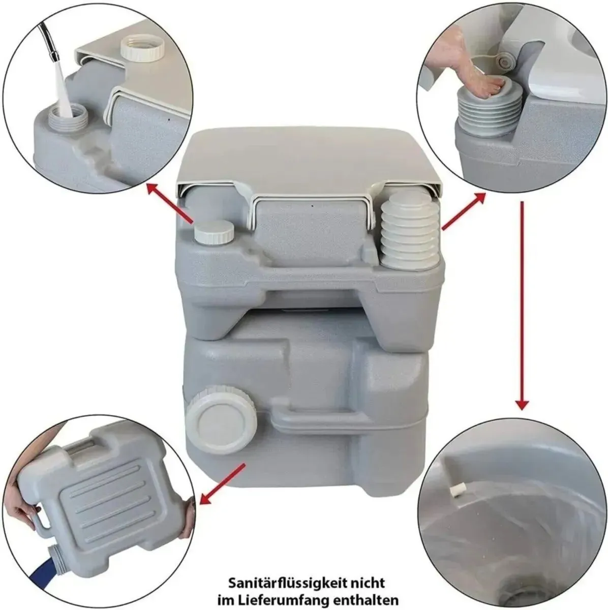 Portable camping toilet Fresh Deluxe - Image 2