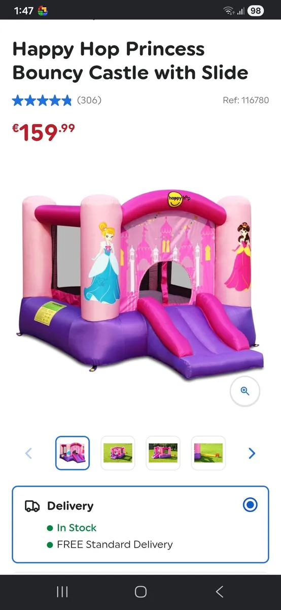 Princess bouncy castle