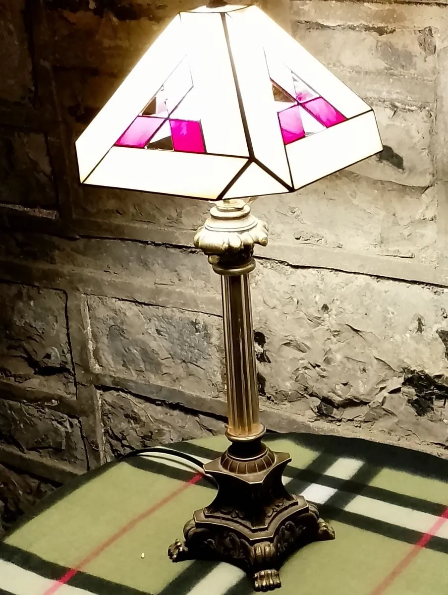 Glass Tiffany style lamp - Image 2