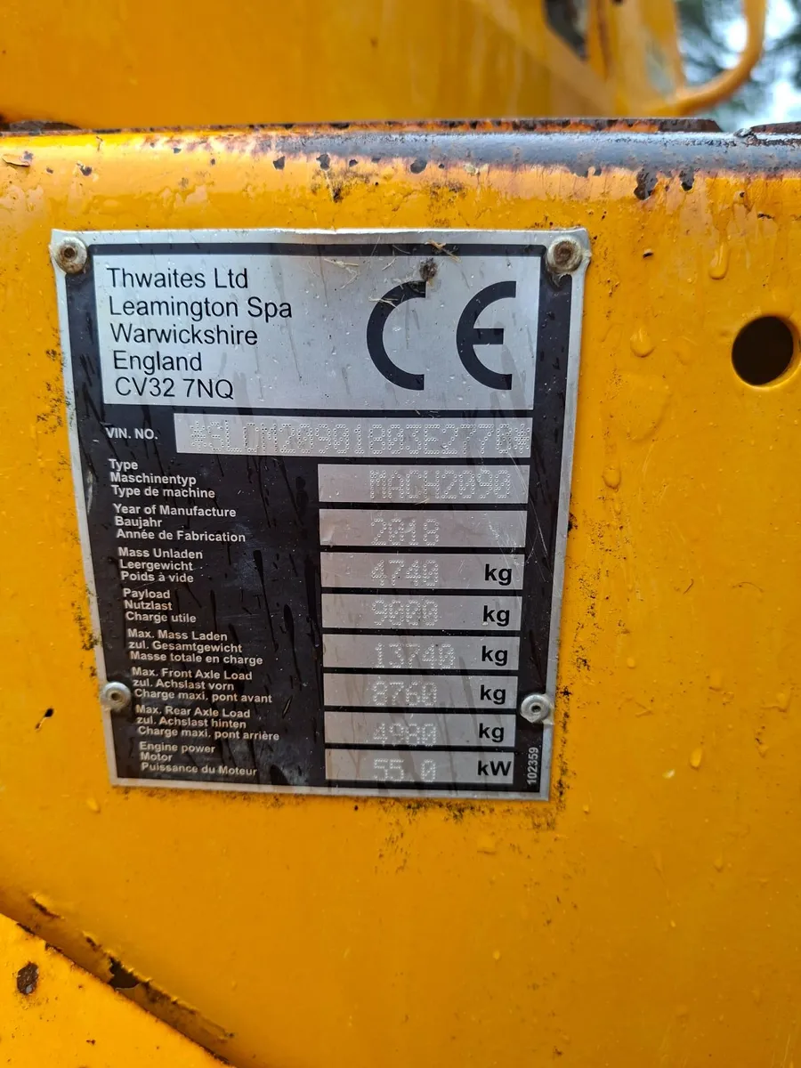 9 ton dumper - Image 4