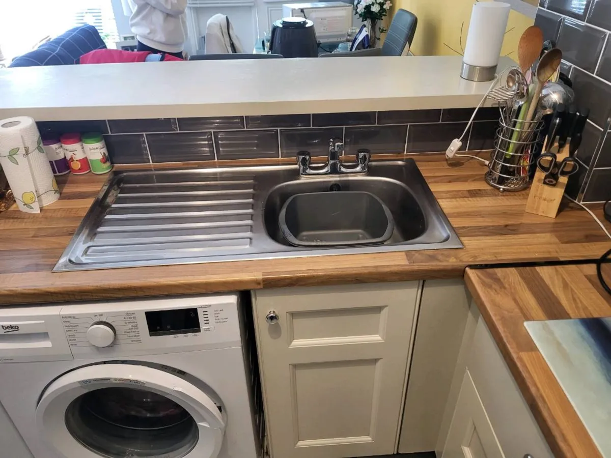 Kitchen and fridge and hob - Image 4