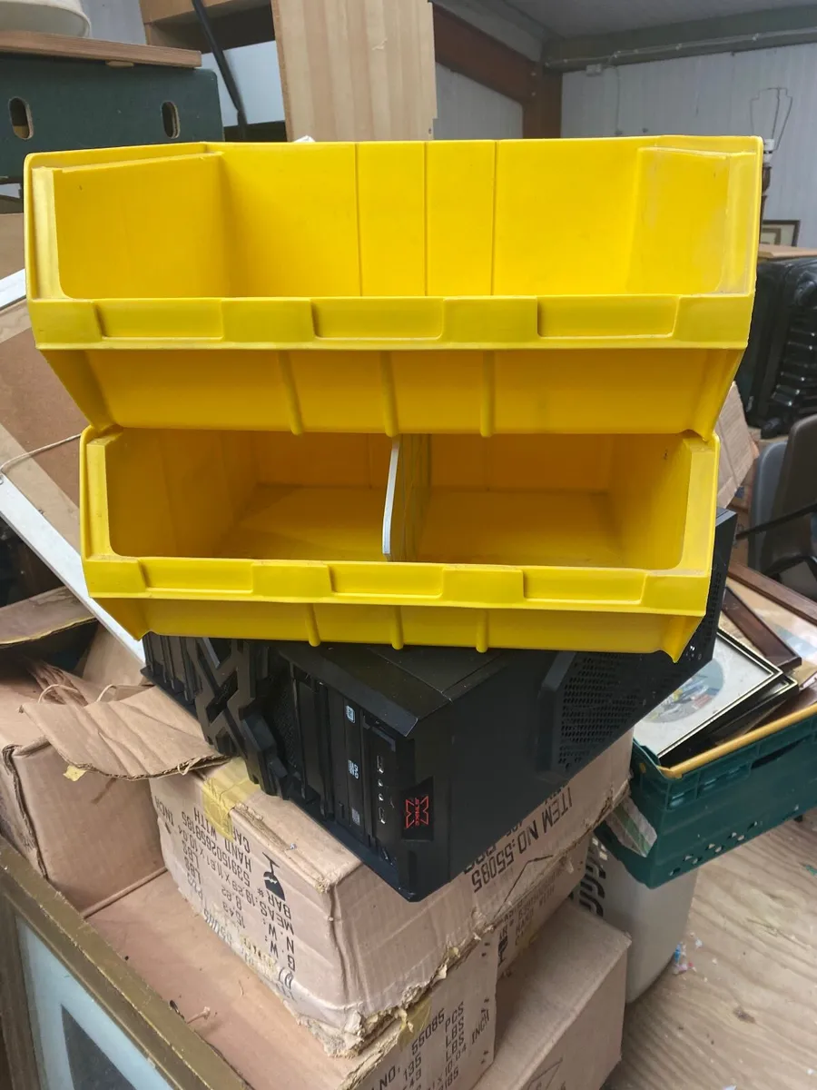 Plastic storage bins - Image 1