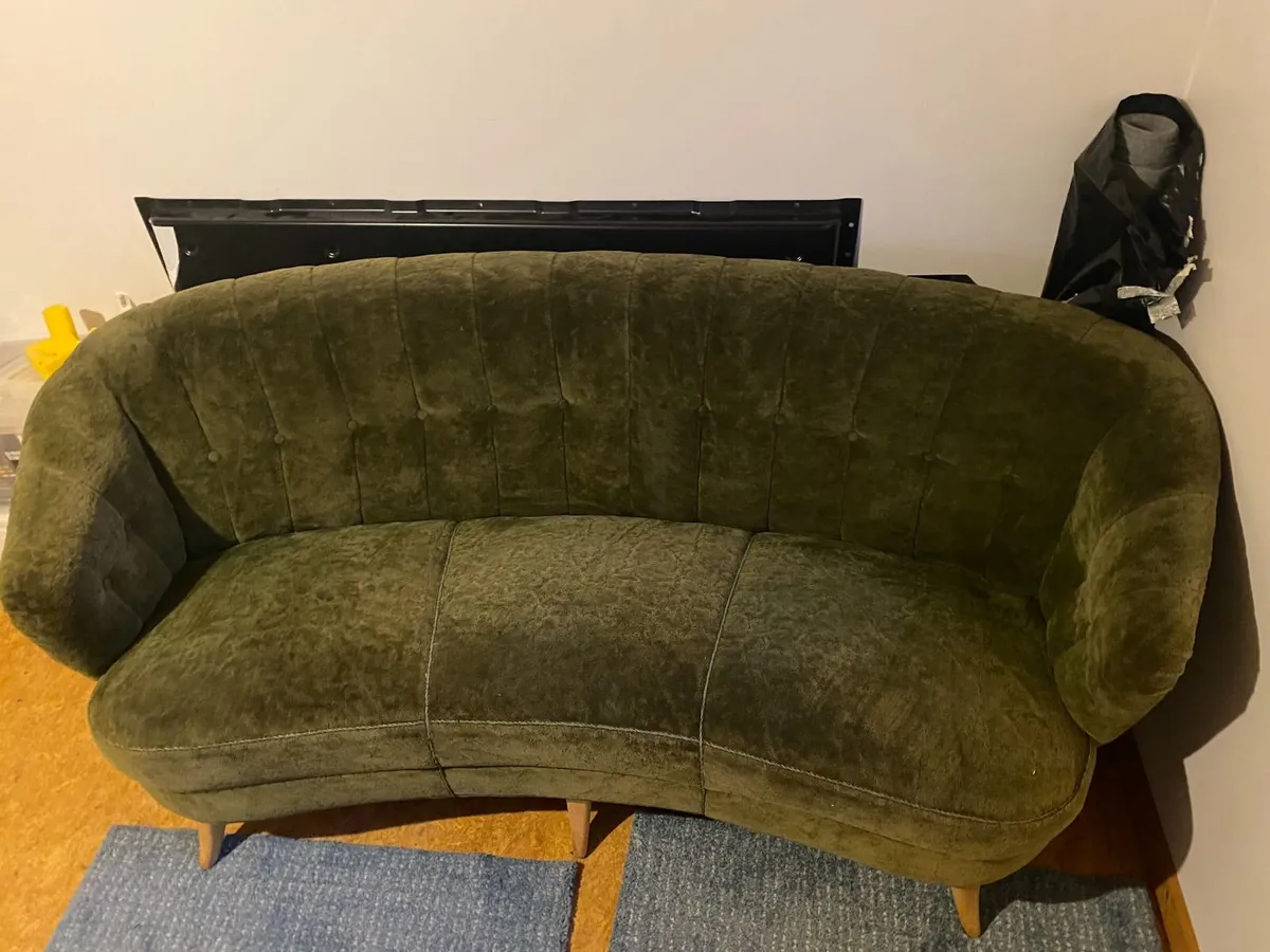 Vintage 3 seater sofa - Image 3