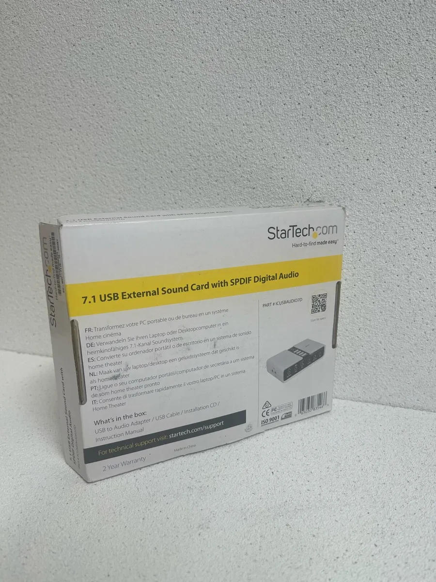StarTech USB External Sound Card Digital Audio - Image 3