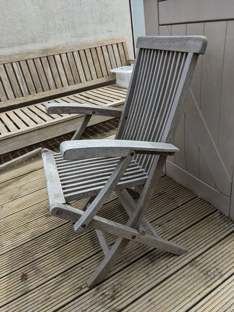 Garden table and chairs - Image 2