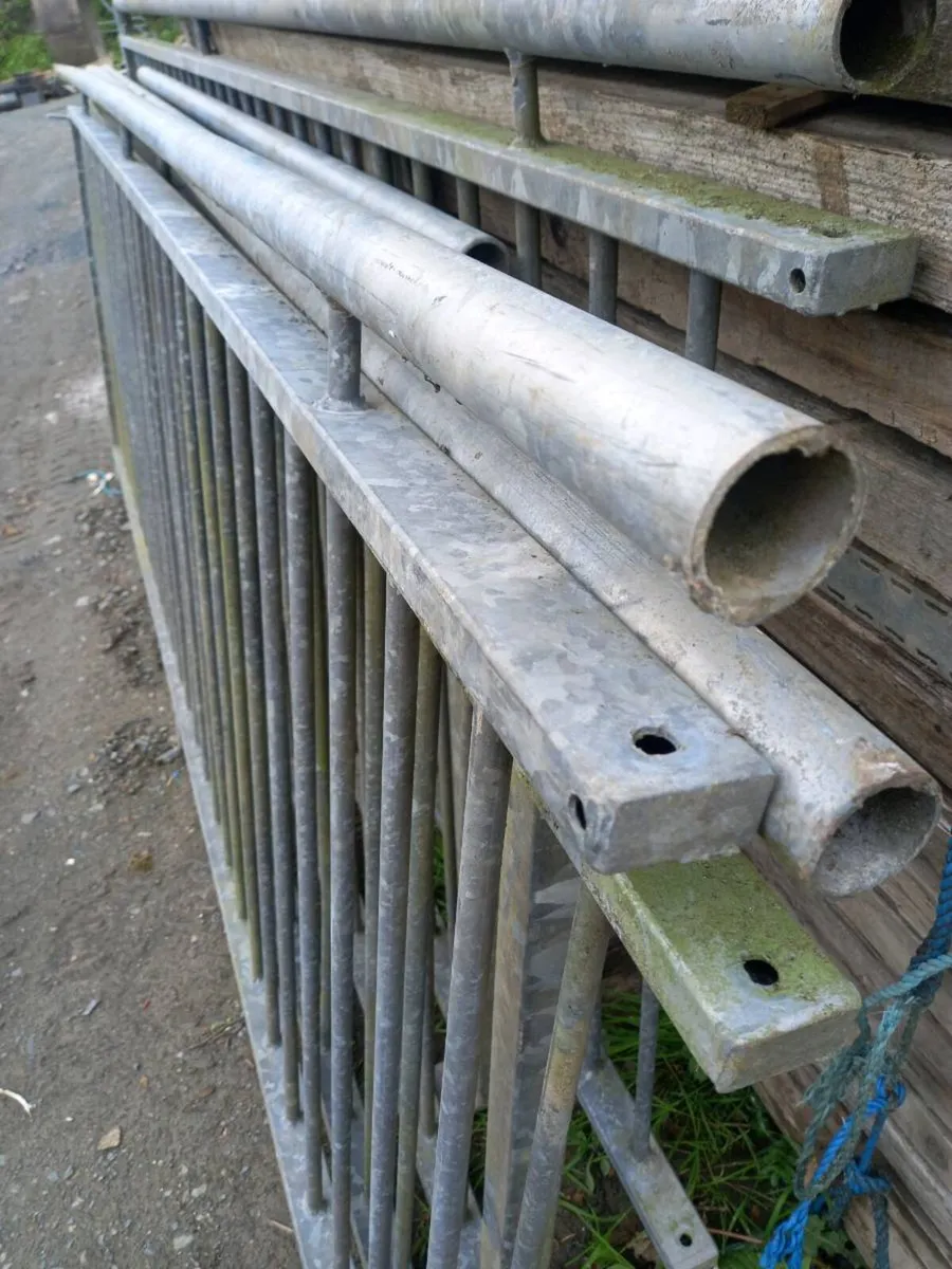 Galvanised steel farm gate panels - Image 2