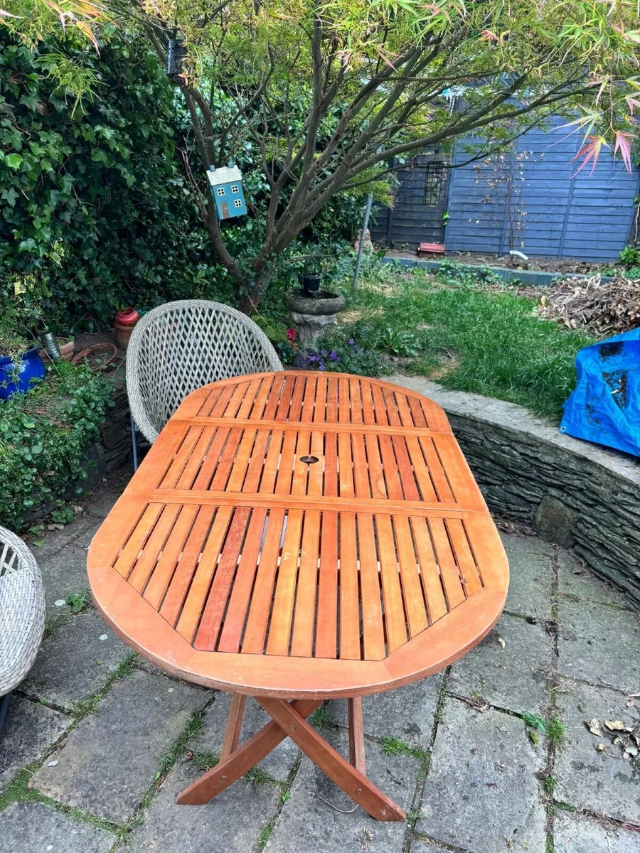 Garden table six seater - Image 2