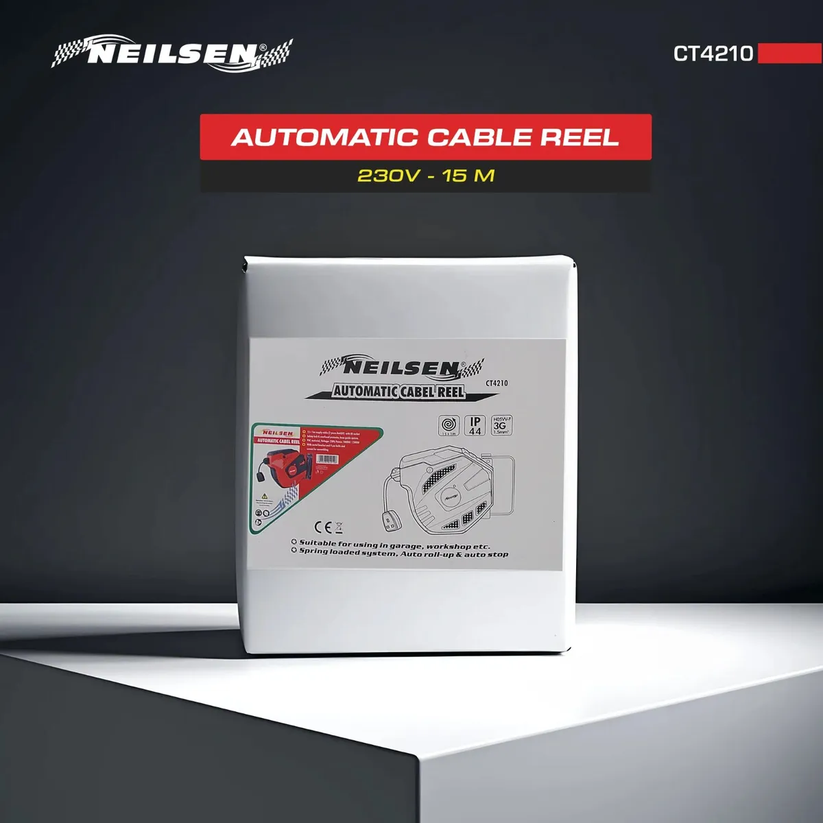 CT4210 - 230V Automatic Cable Reel 15M - Image 2